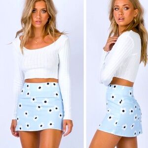 Princess Polly Floral Shelly Mini Skirt